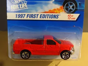 HOT WHEELS #513 - RED- FORD F-150 - 1997 FIRST EDITION #2 - Picture 1 of 2
