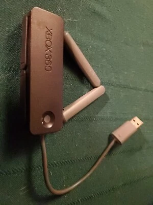 Microsoft Xbox 360 black Gamepad complete lot with Dual Antenna Wifi Afterglow  - Image 1 of 4