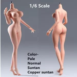 YM501 1/6 Sexy Big Bust Seamless Woman Body 12" Female Action Figure Doll Toys - Bild 1 von 30