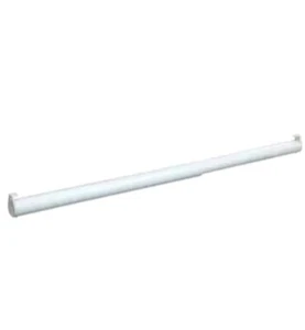 18 Zoll (457 mm) bis 30 Zoll Verstellbare Schrankstange aus Weißmetall (762 mm) - Bild 1 von 2