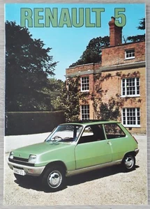Renault 5 Range Prospekt 1975 - L TL TS - Bild 1 von 6