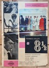 8 1/2 FEDERICO FELLINI MASTROIANNI FOTOBUSTA ORIGINALE 1ED 1963