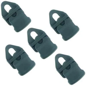 5 x MINI CLIP SCHWARZ Spann Fix Spanner Klammer Molton Planen Folie Klemme Clips - Picture 1 of 10