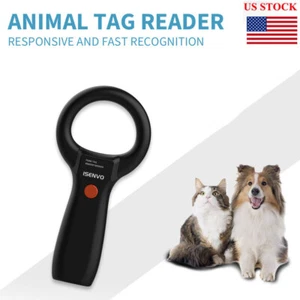 Pet Dog Microchip Scanner EMID FDX-B Handheld RFID Pet ID Tag Reader 134.2kHz - Picture 1 of 5