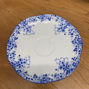 Shelley Fine China England Dainty Blue Replacement Saucer Vintage - Picture 1 of 2
