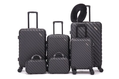 7ER REISEKOFFER REISEGEPÄCK SOCIÉTÉ SCHWARZ ABS gateBAG NEU - Bild 1 von 4