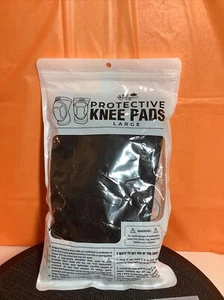 BodyPros Knee Pads Size Large Black Injury Protection Impact Resistance - Picture 1 of 6