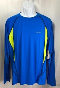 Marmot Stride Shirt LS UPF/UV 50 Athletic Fit Men's Medium - Picture 1 of 6