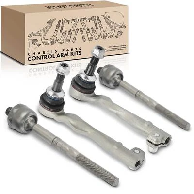 Extremo de barra de amarre interior y exterior delantero 4 piezas para BMW 530e 18-23 540i xDrive 740e xDrive Foto 1 de 4