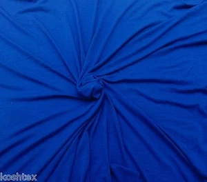 Cobalt Micro Modal Spandex Fabric Jersey Knit by Yard 6/14 - Picture 1 of 11
