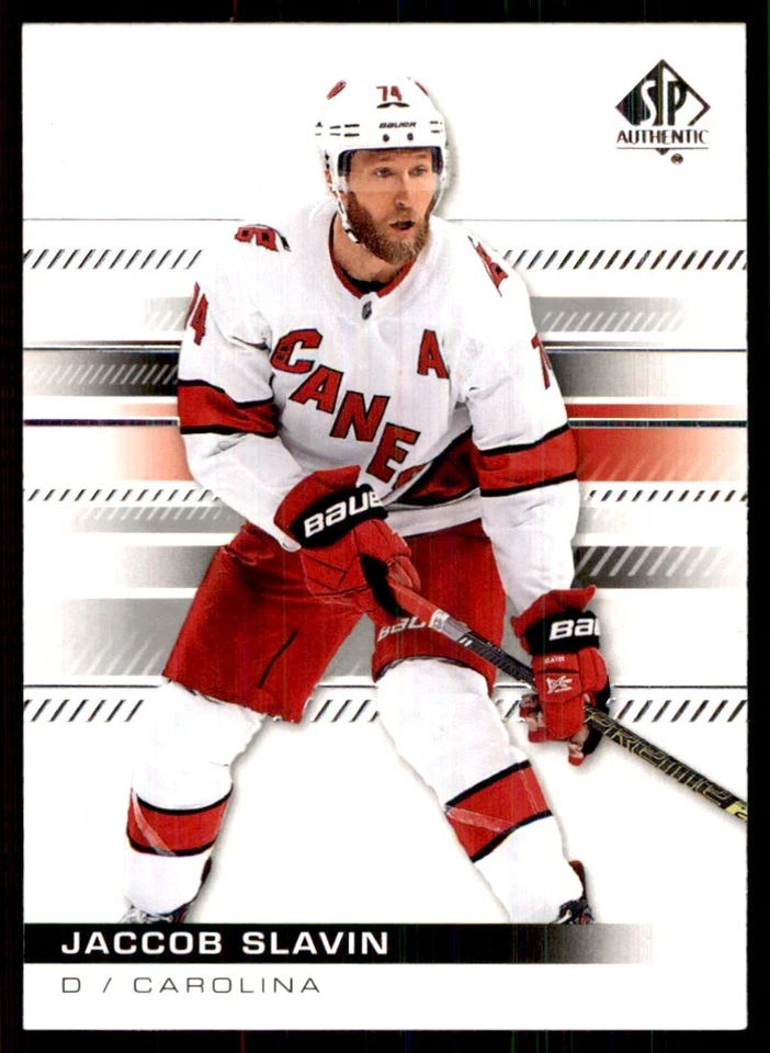 2019-20 SP Authentic Jaccob Slavin #80 - Image 1 of 2
