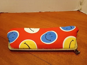 Optical Fashion by Roseanne Vintage weiches Brillenetui Smiley Gesicht 60er Jahre - Bild 1 von 5