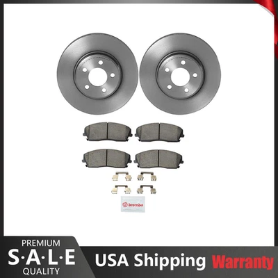 Kit de frenos delanteros Brembo Std pastillas de cerámica 320 mm rotores de disco para Chrysler Dodge tracción trasera Foto 1 de 4