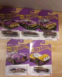 Mattel Hot Wheels 2025 Pearl & Chrome 57 Anniversary Mix 2 5er Set mit CHASE - Bild 1 von 11