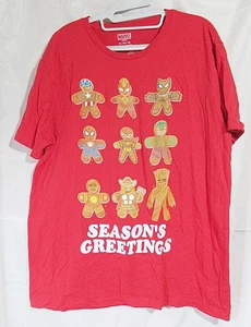 T Shirt Marvel Natale Uomo Taglia XL Nuova - Foto 1 di 3