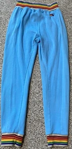 AVIATOR NATION Himmelblau Regenbogen Ripp Jogger Jogginghose MEDIUM Taschen USA - Bild 1 von 4