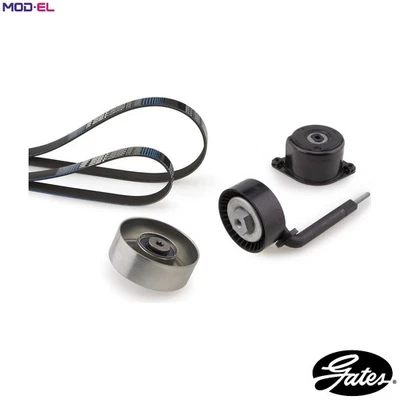 VRIBBED BELT SET K196PK2083 FOR BMW 5/E60/E61 M57D25 2.5L M57D30 3.0L 6cyl 5 E60 - Image 1 of 4