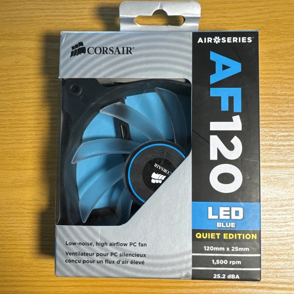 Ventilador PC Corsair AF 120 LED Azul Alta Presión Estática 120mm CO-9050015-BLED Foto 1 de 4