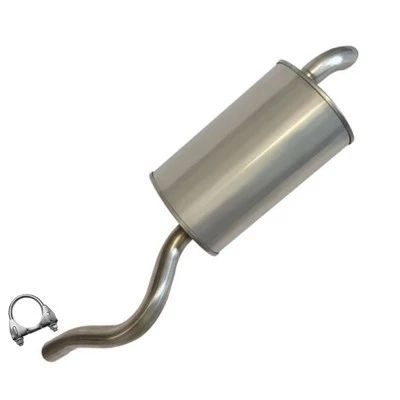 Stainless Steel Exhaust Rear Muffler fits: 1998-2002 Saturn SL1 and SL2 1.9L - Image 1 of 4