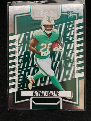 2023 Panini Absolute-Rookies #130 Devon Achane RC Miami Dolphins Rookie - Image 1 of 2
