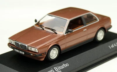 Maserati Biturbo Lim. Bj. 1982-1988, kupfermetallic, Minichamps-Modell M. 1:43 - Bild 1 von 4