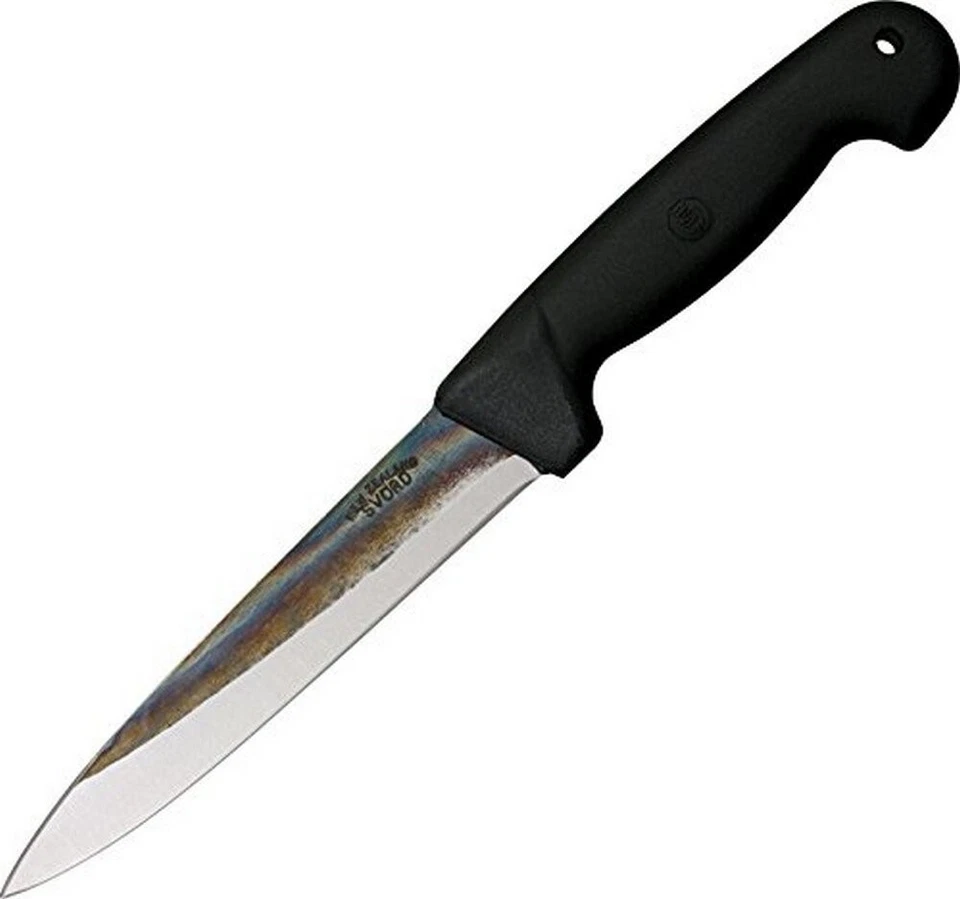 Cuchillo de hoja fija pegatina Svord Kiwi con funda de cuero acero al carbono - SVKPS Foto 1 de 1