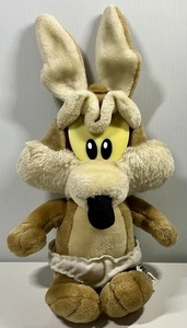 Vintage 90’s Looney Tunes WB Baby Wile E Coyote Six Flags Stofftier Plüsch 13” 1997 - Bild 1 von 10