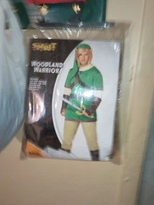 Woodland Warrior Costume Spirit Halloween Elf Adult Size Small 36-38 - Picture 1 of 1