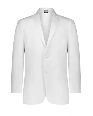 Men's White 2 Button Notch Tuxedo Jacket - Image 1 of 3