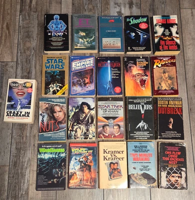 Movie TIE IN NOVEL Book lot 1980s BACK TO THE FUTURE III STAR WARS INDIANA JONES Foto 1 de 2