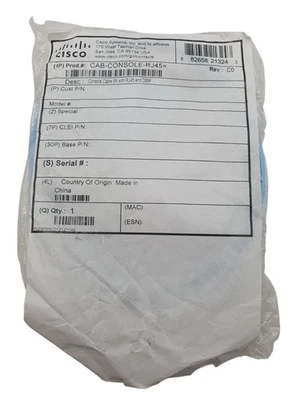 Cisco CAB-Console-RJ45 / DB9F - Bild 1 von 2