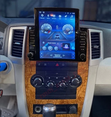Radio de coche estéreo Android 15 GPS para Jeep Grand Cherokee 2008-2010 Carplay 9,7" Foto 1 de 4