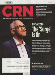 BRAND NEW CRN Magazine August 2025 NUTANIX CEO: The 'Surge' Is On HTF RARE - Picture 1 of 1