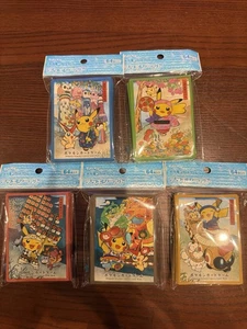 Festival Pikachu Pokémon Center Japan Deck Sleeves FULL SET OF 5 Neu - Bild 1 von 6