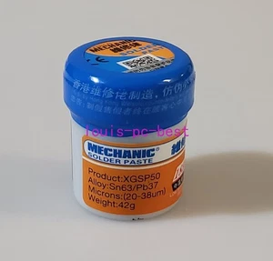 MECHANIC XGSP50 Tin Soldering Paste 42g for SMD Brand New - Picture 1 of 4