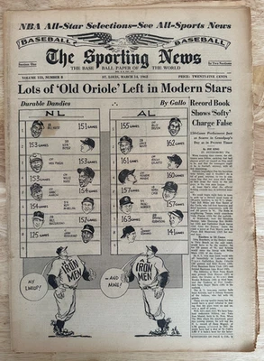 3/14/1962 The Sporting News- Los Angeles Dodgers at Chavez Ravine, Bill Russell - Image 1 of 4