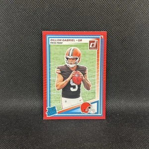 Dillon Gabriel PRESS PROOF RED Cleveland Browns 2025 Donruss #316 Rated Rookie - Bild 1 von 2