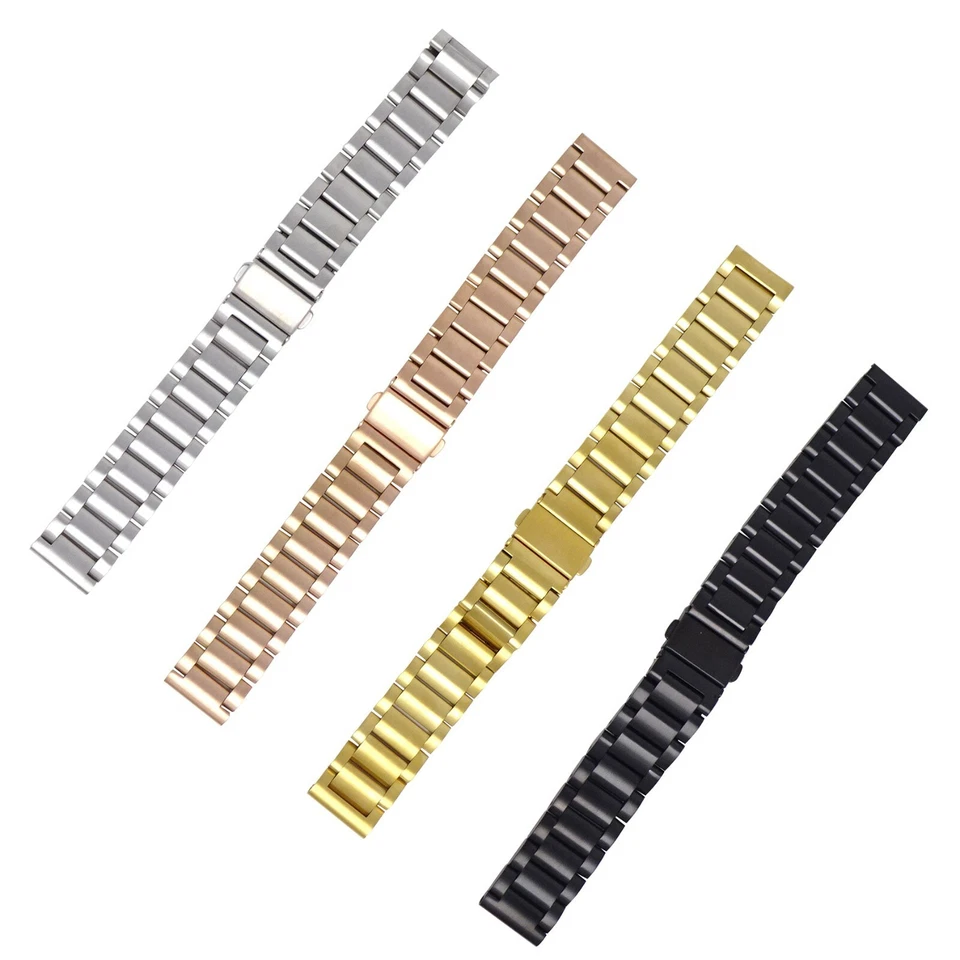 Bracciale cinturino 18mm acciaio CLASSIC DEPLOYANTE per Asus ZenWatch 2 RD77 - Immagine 1 di 1
