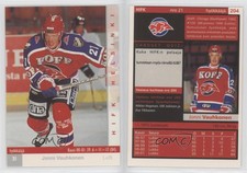 2001-02 Cardset Finland SM-Liiga Jonni Vauhkonen #204
