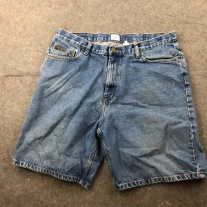 VINTAGE Calvin Klein Shorts Mens 38 Easy Fit 5 Pocket Double Stone Wash 90s - Picture 1 of 11