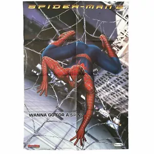 Spiderman 2 Film Promo Ad doppelseitiges Poster 59x41,5cm - 2004 Maguire - Bild 1 von 9