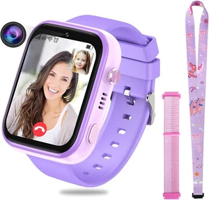 Reloj Inteligente 4G para Niños IP68 Impermeable GPS Tracker SOS Wi-Fi Teléfono Video - Imagen 1 de 7