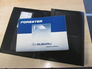 SUBARU FORESTER OWNERS MANUAL HANDBOOK FOLDER WALLET TURBO WRX STI Mk2 2002-2007 - Picture 1 of 1
