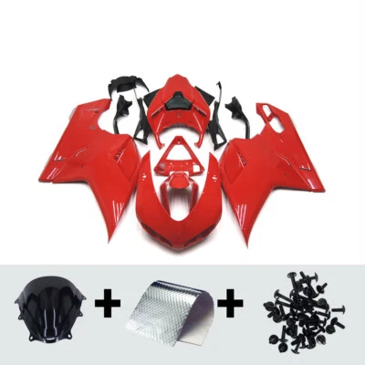 Kit de carenado rojo caramelo para Ducati 2007 - 2012 1098/848/1198 08 09 10 11 carrocería Foto 1 de 4