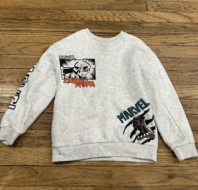 Suéter Pantera Marvel Avengers Blanco Gris Película Disney Unisex Niños 8 9 Años Foto 1 de 3