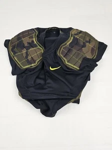 Nike Pro Combat Compression Shirt Mens XL. Football 4 Padded Black Camouflage. - Picture 1 of 6