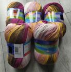 Cygnet Yarn COLOUR RUSHDK Crochet Self Stripe Acrylic 100gx5Balls Honeydew 