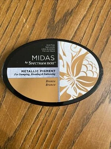 Spectrum Noir Midas Metallic Pigment Inkpad Bronze - Picture 1 of 1