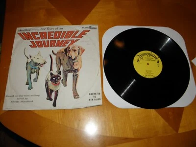 Disneyland DL-3503 Incredible Journey & Greyfriars Bobby 1964 1st Paper VG-/GD+ - Image 1 of 3