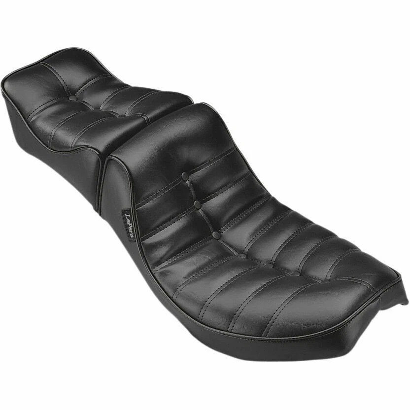 Le Pera L-179 Series II Regal Black Plush 2 up Seat Harley FLH FL FX 64-84 - Image 1 of 1
